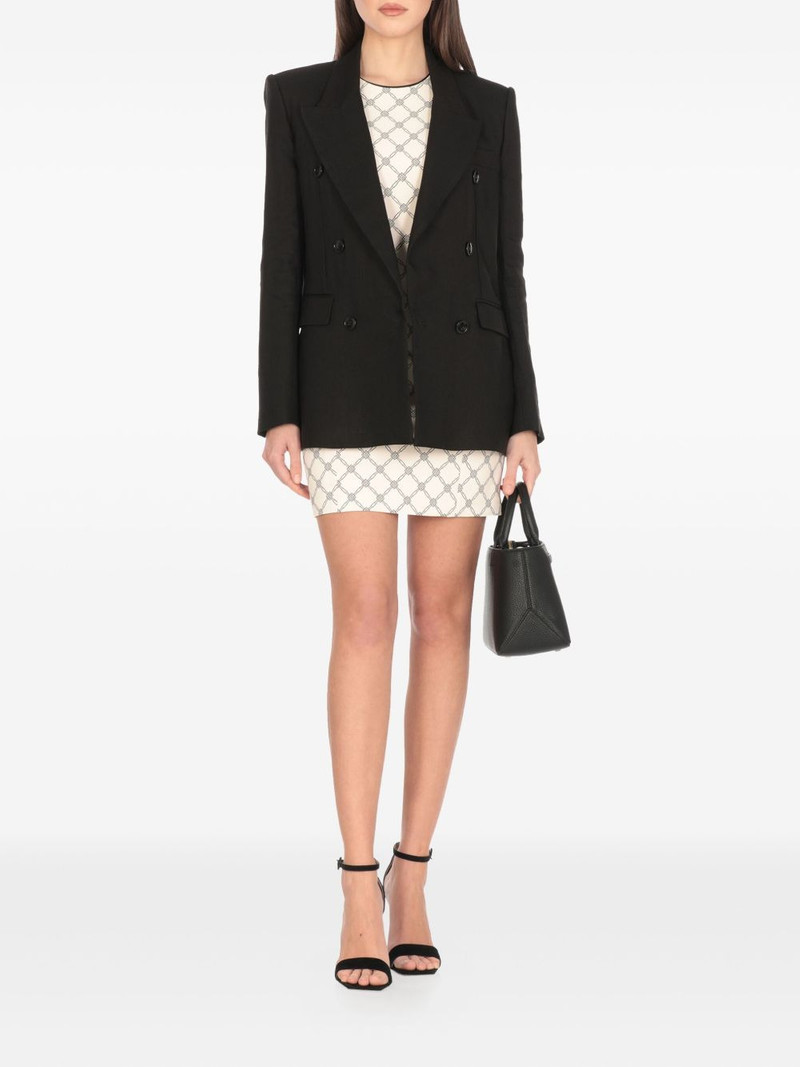 ELISABETTA FRANCHI peak-lapel double-breasted blazer outlook
