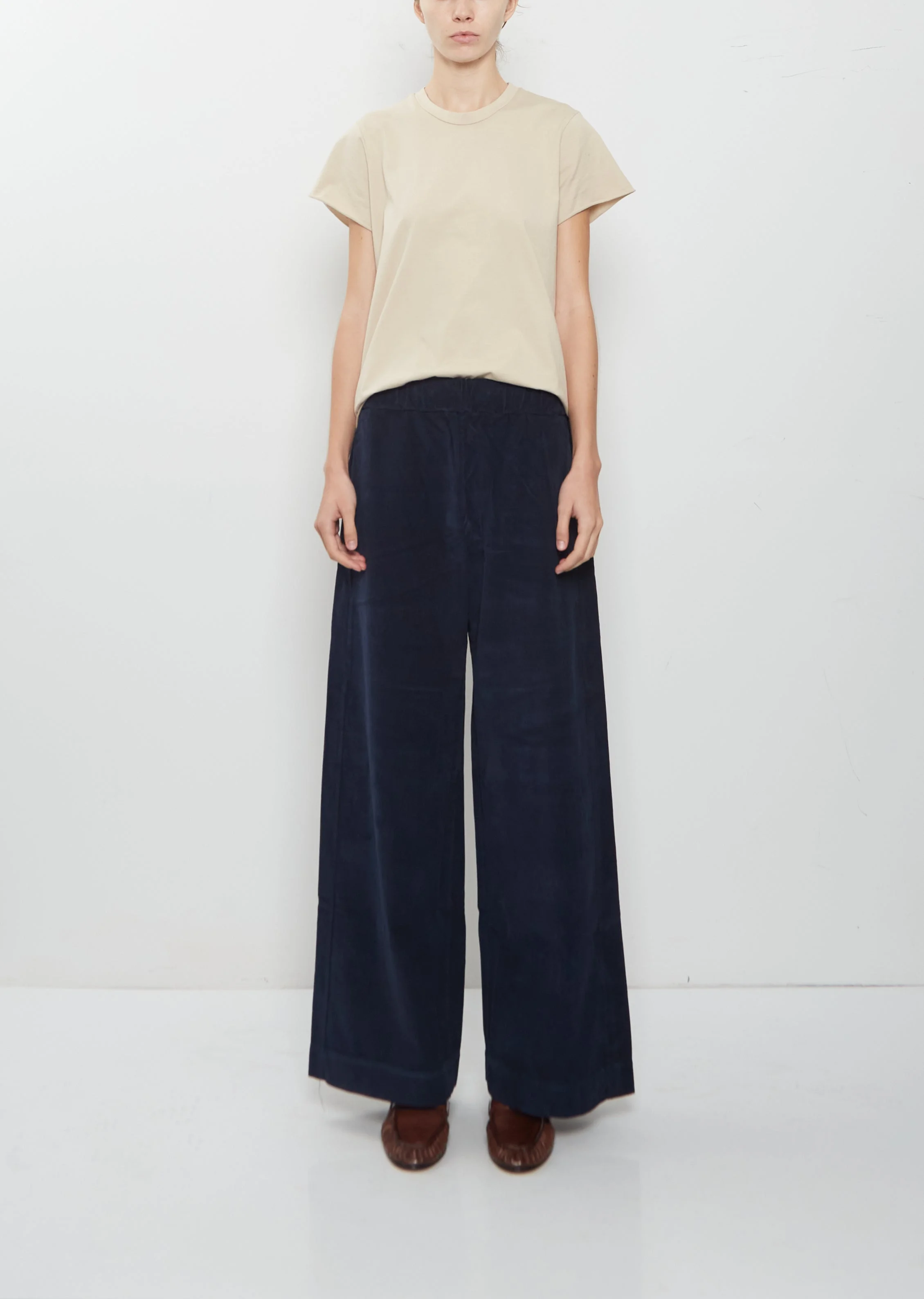 Diana Sarca Cotton Pant — Atlantic - 1