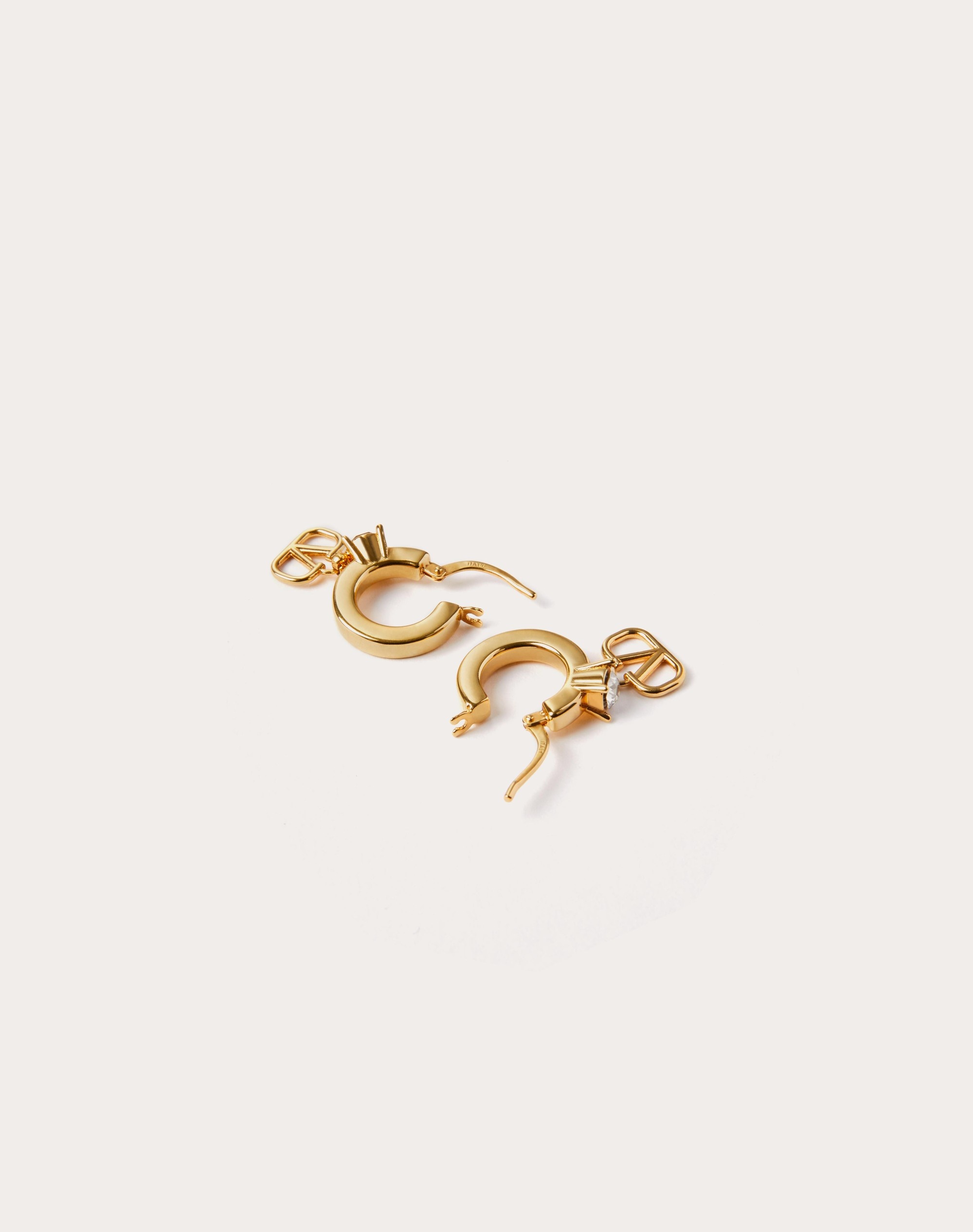 MINI VLOGO SIGNATURE METAL EARRINGS WITH SWAROVSKI® CRYSTALS 4