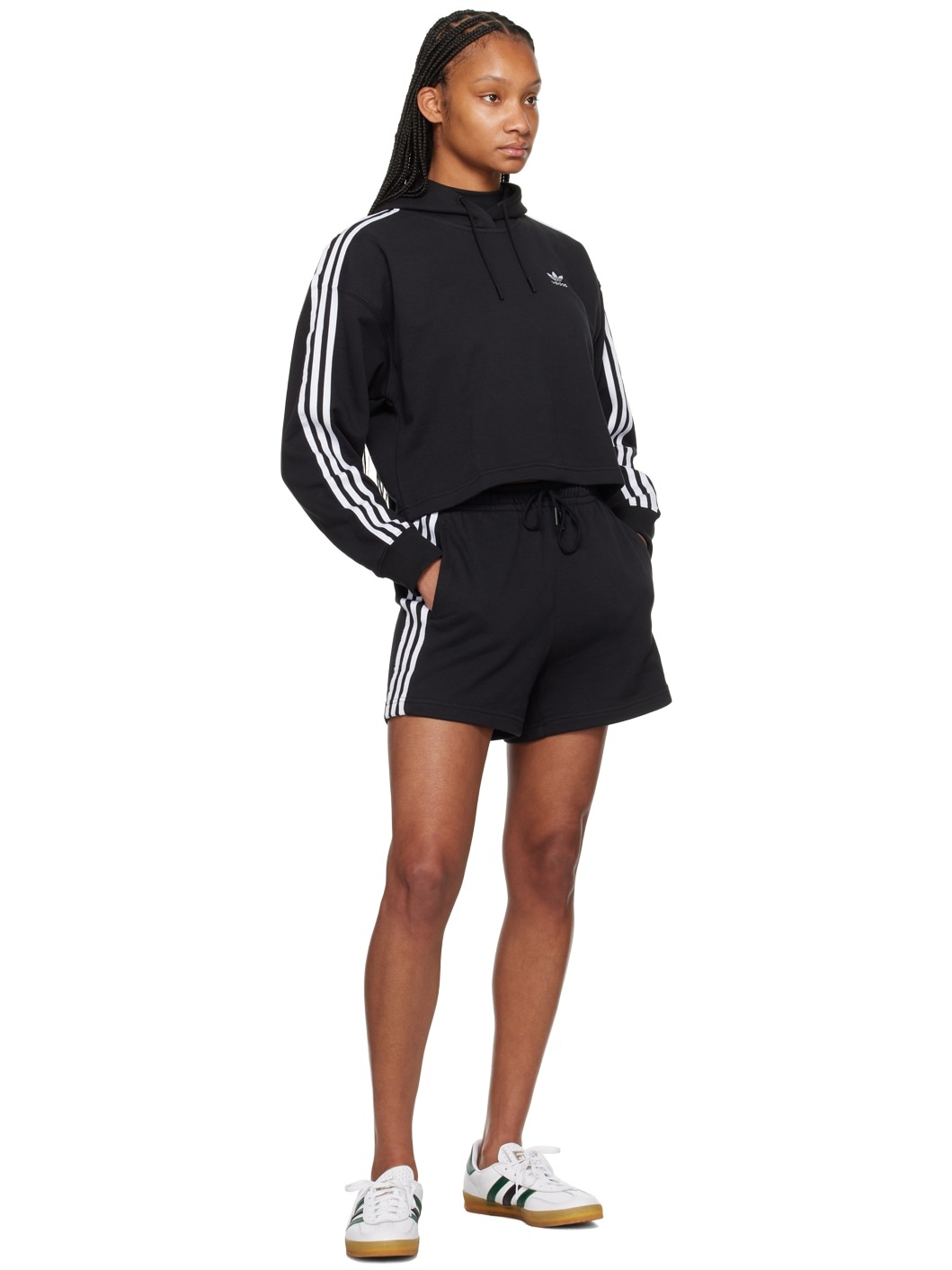 Black Adicolor 3-Stripes Hoodie - 4