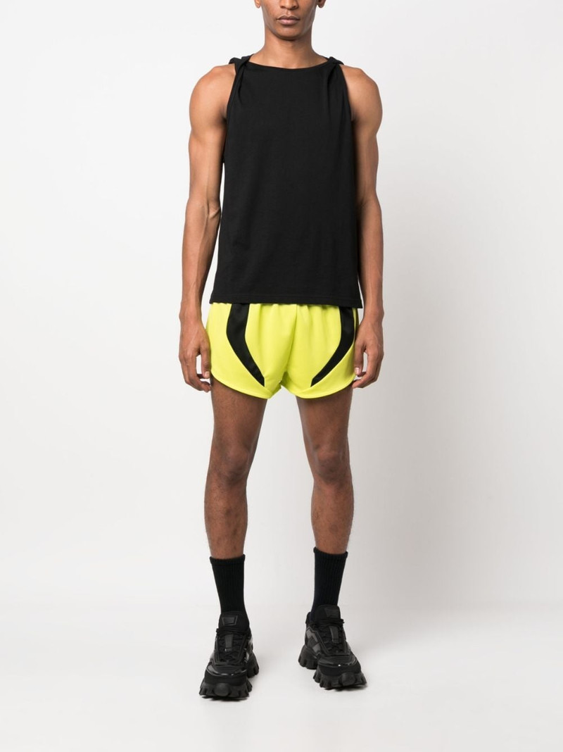 Martine Rose Football contrasting-panels track shorts outlook