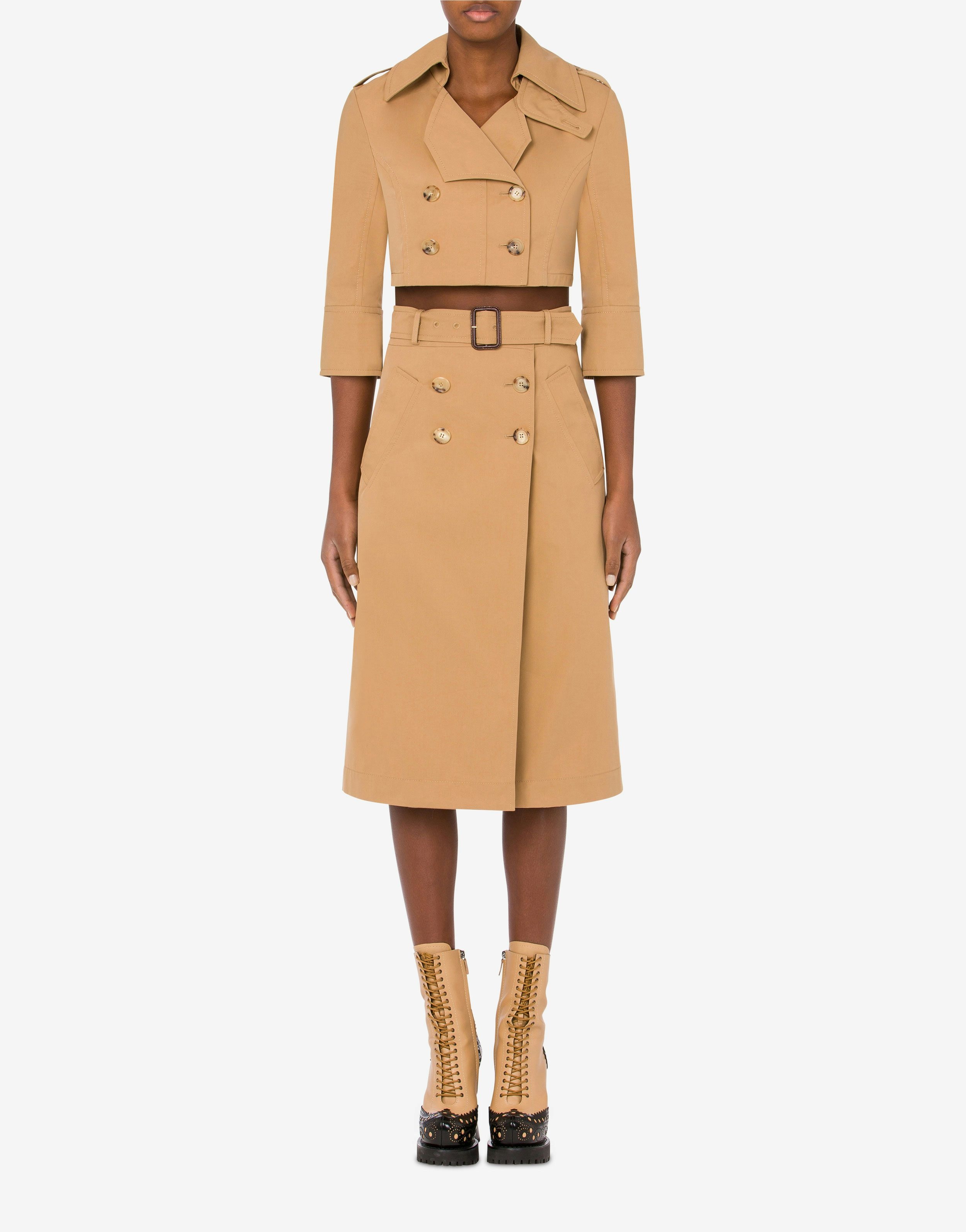 CROPPED GABARDINE JACKET - 2