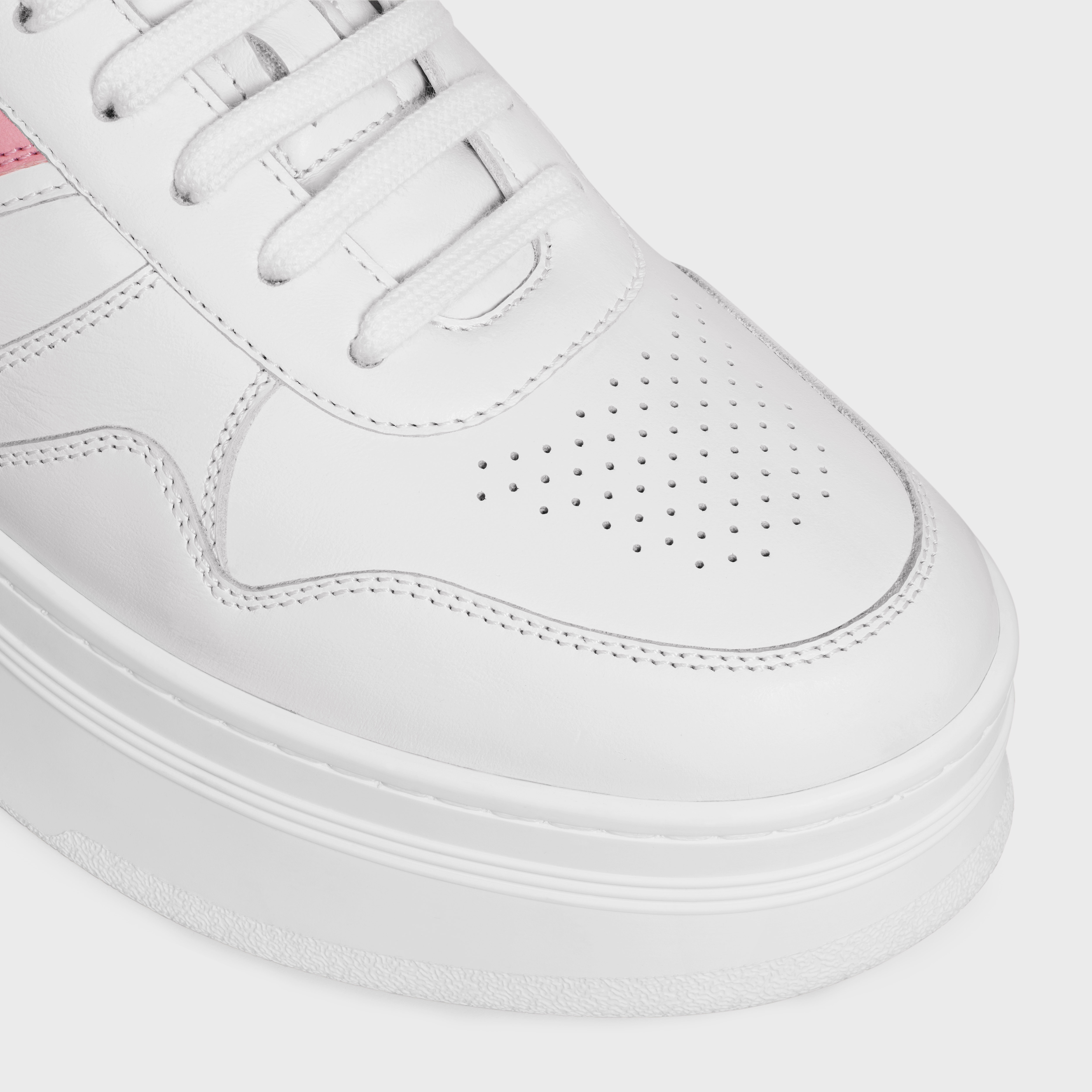 BLOCK SNEAKERS WITH WEDGE in CALFSKIN - 4