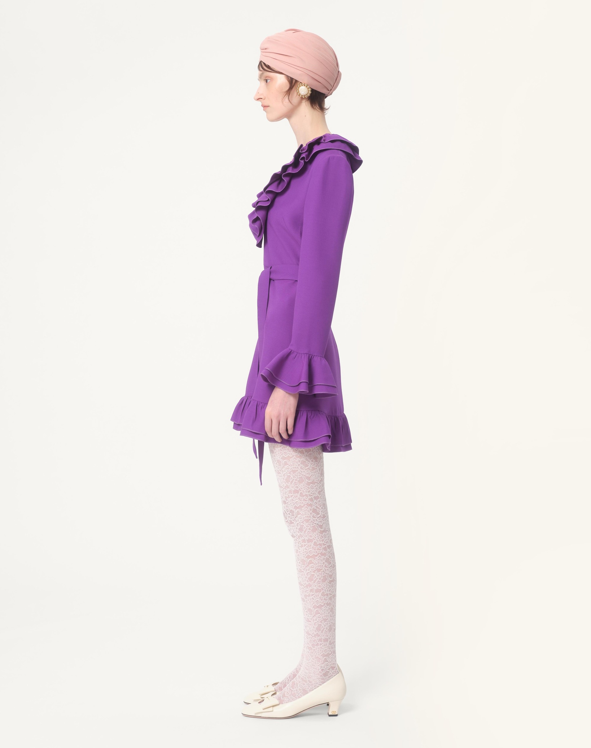 CREPE COUTURE SHORT DRESS - 8