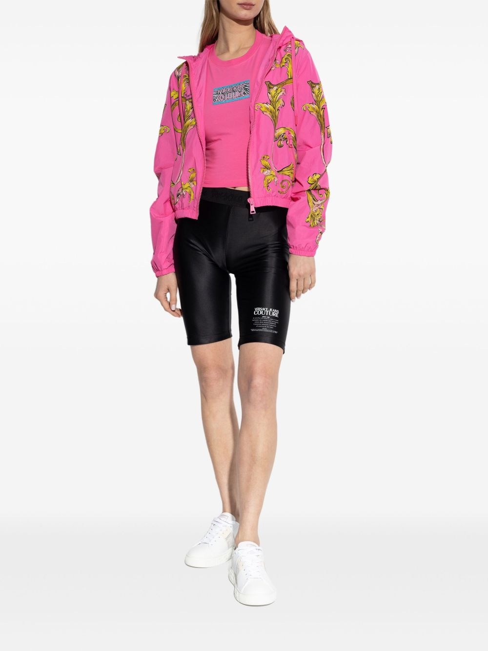 logo-print shorts - 2