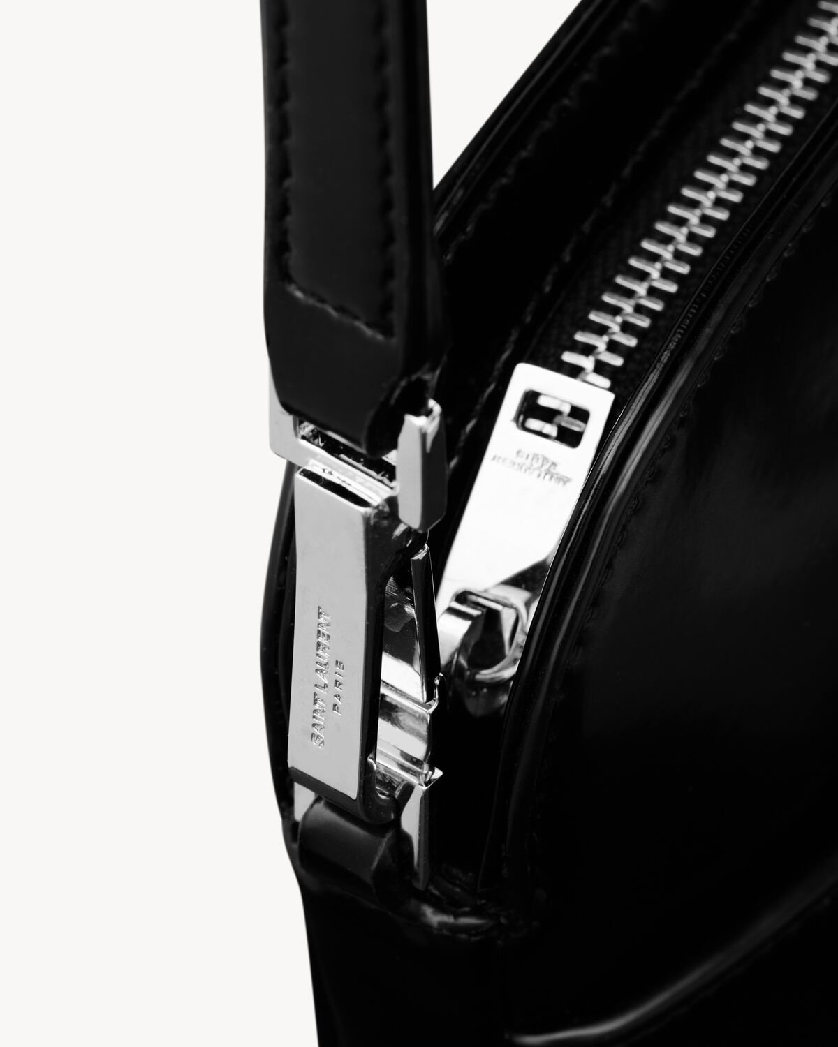 SAINT LAURENT PARIS MINI CAMERA BAG IN BRUSHED LEATHER - 5