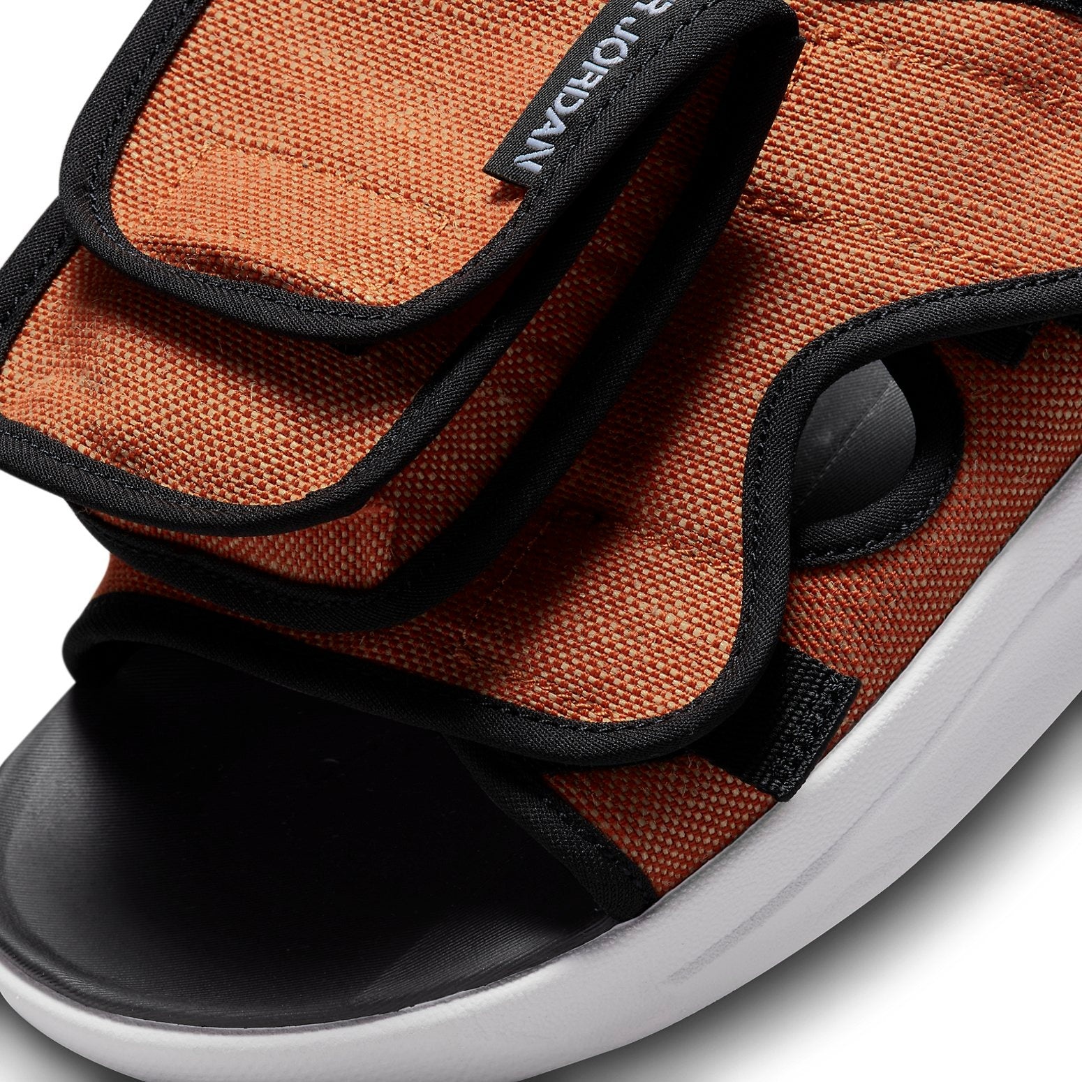 Air Jordan LS Slide Sports Orange Sandals 'Rust Orange Peak White University Red' CZ0791-801 - 5