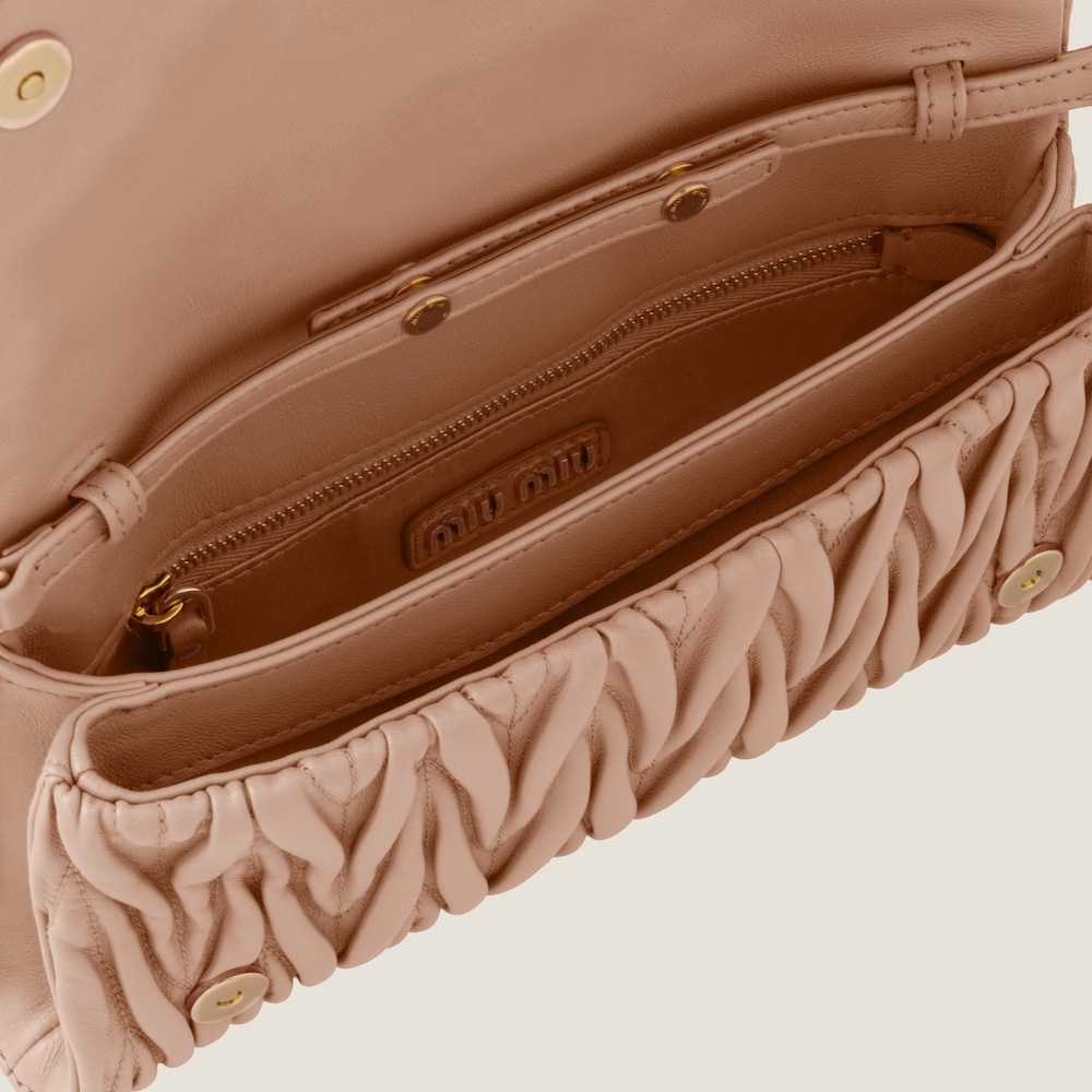 Matelassé nappa leather shoulder bag - 6