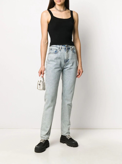 Heron Preston cropped tank top outlook