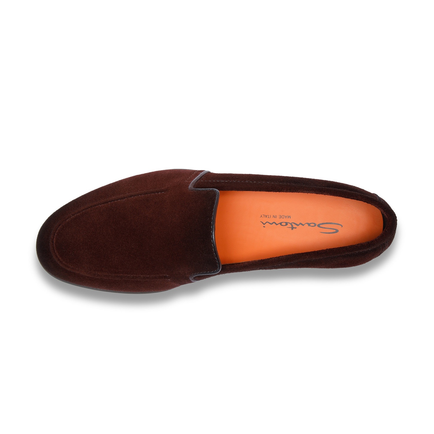 Men's burgundy suede loafer - 4