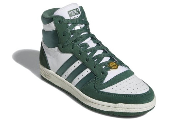 (WMNS) adidas originals Top Ten Rb 'White Green Oxide' HP9549 3