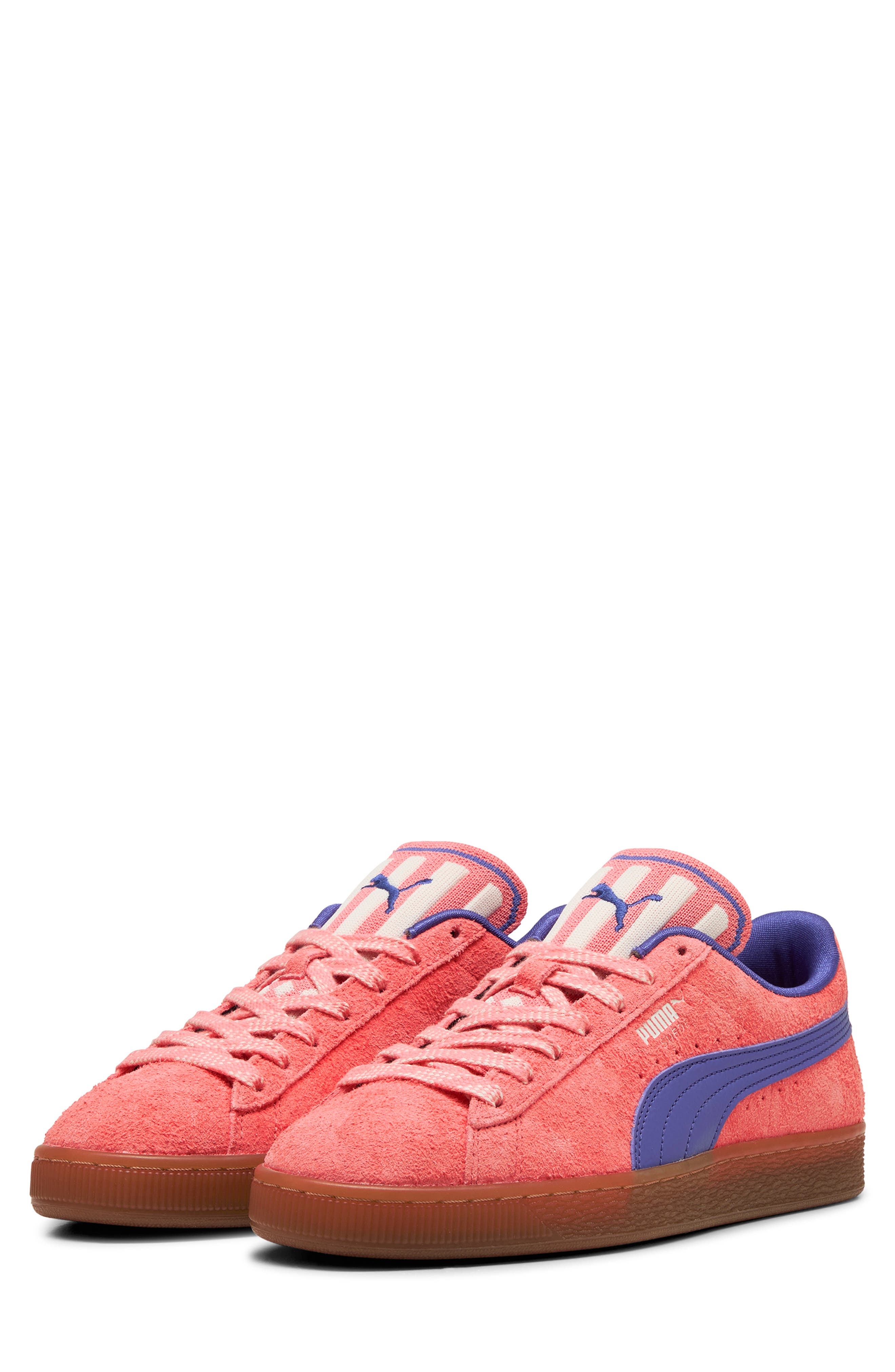 PUMA Suede Supertifo Low Top Sneaker in Sunset Glow-Gum at Nordstrom - 1