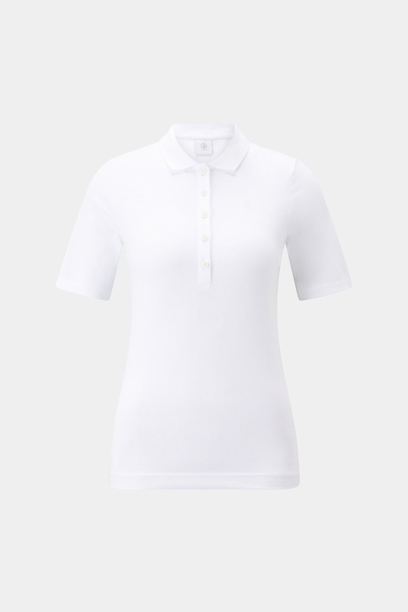 Malika polo shirt in White 1