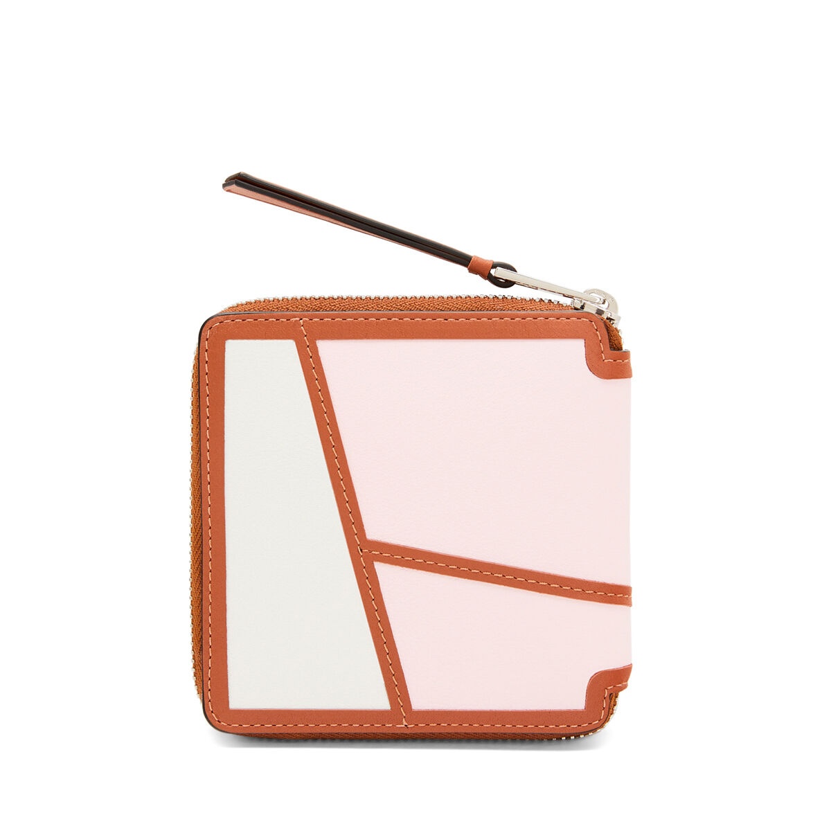 Puzzle square zip wallet in classic calfskin - 4