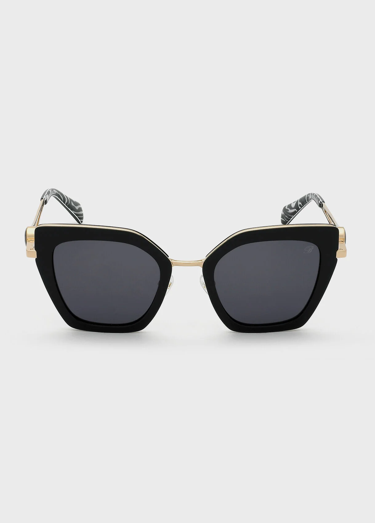 METAL SUNGLASSES WITH ACETATE FRONT - 1