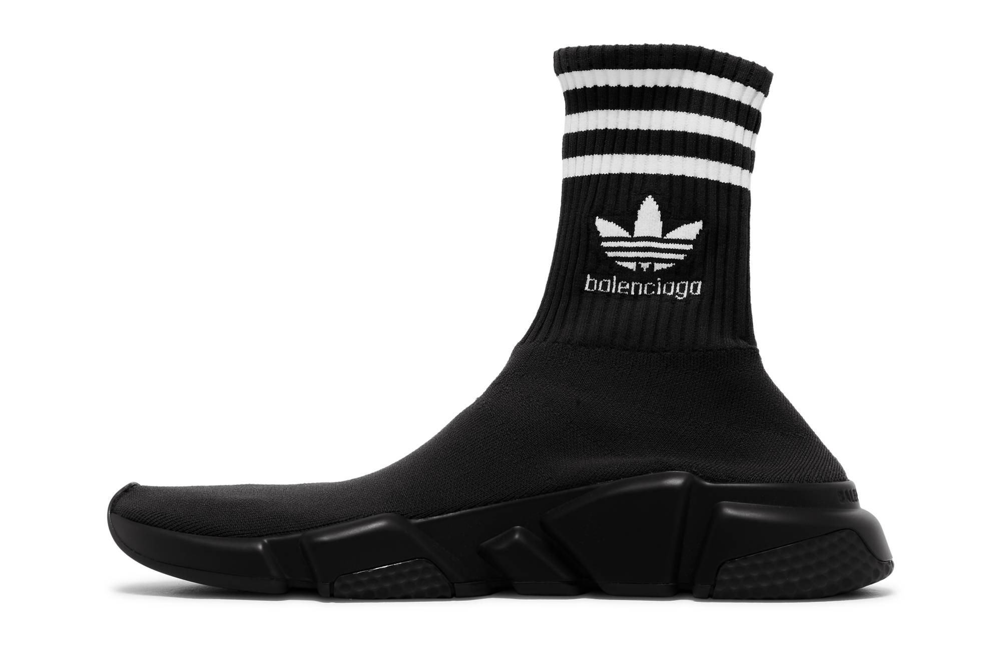 Adidas x Balenciaga Speed Sneaker 'Black' - 3