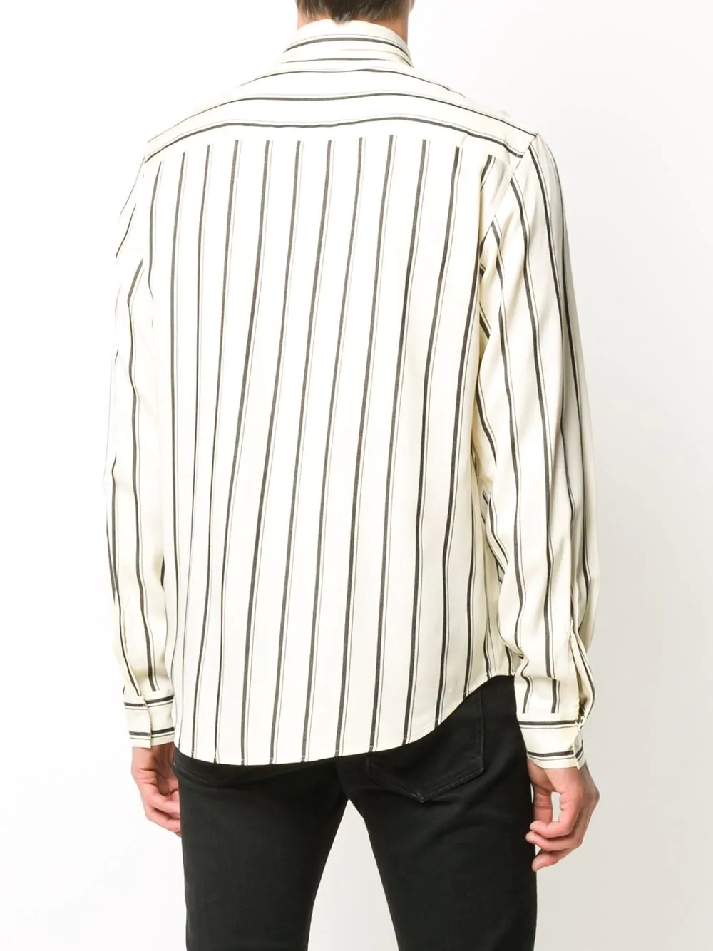 striped tailored shirt - 4