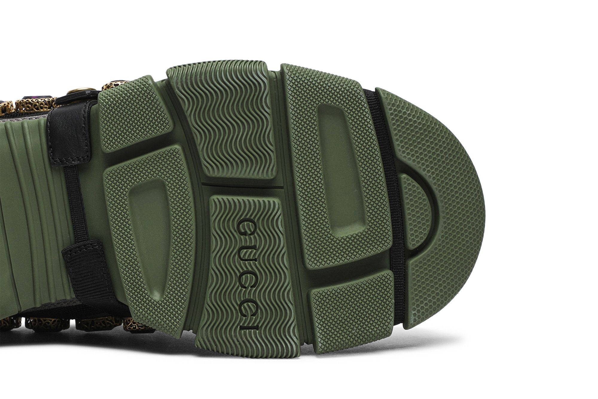 Gucci Wmns Flashtrek Crystals 'Green' - 5