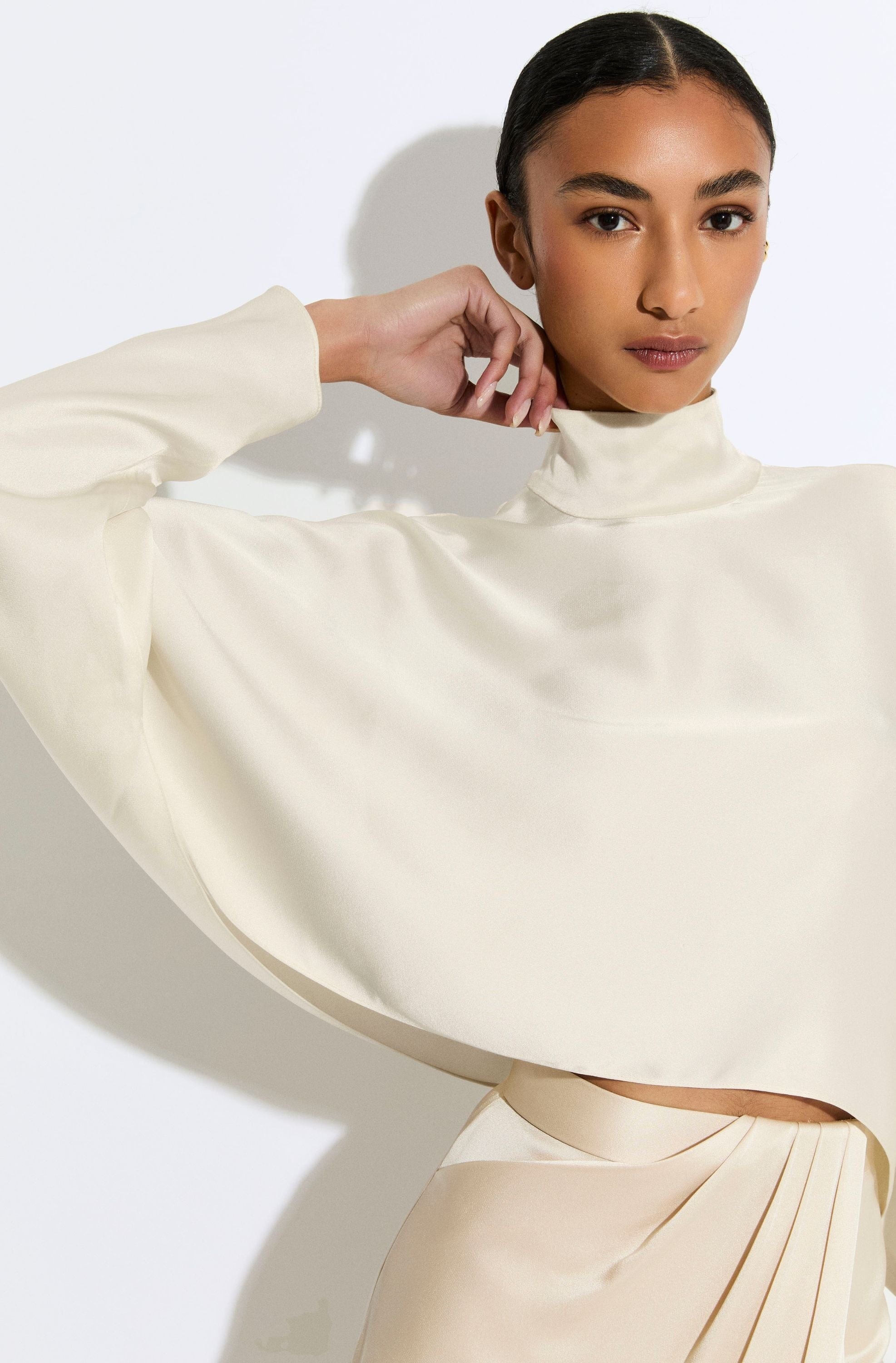 Satin Caftan Top - 4