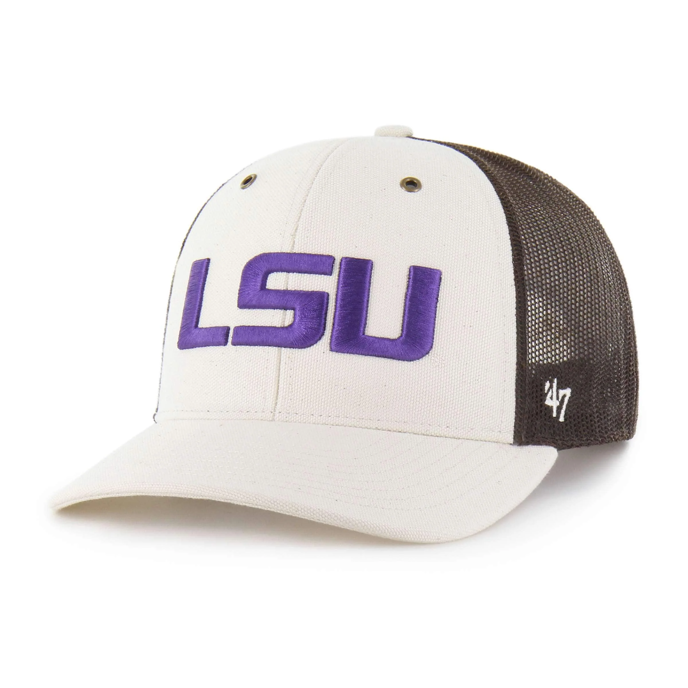 Louisiana State Tigers '47 Undyed Trucker - 1