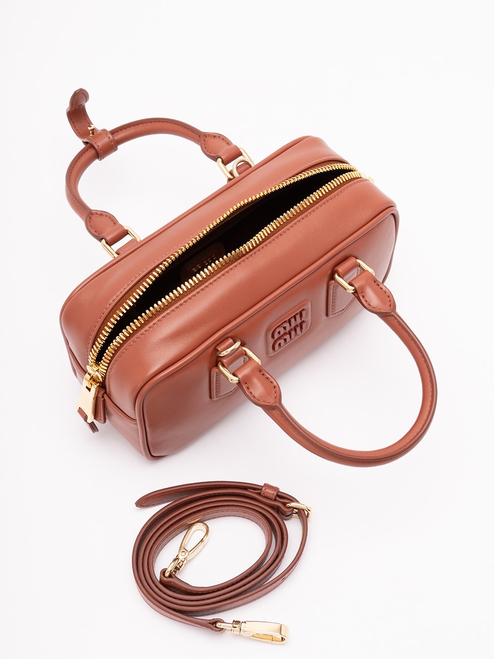 `Arcadie` Leather Handbag - 6