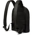 Compact Mosaico Woven Leather Backpack - 9