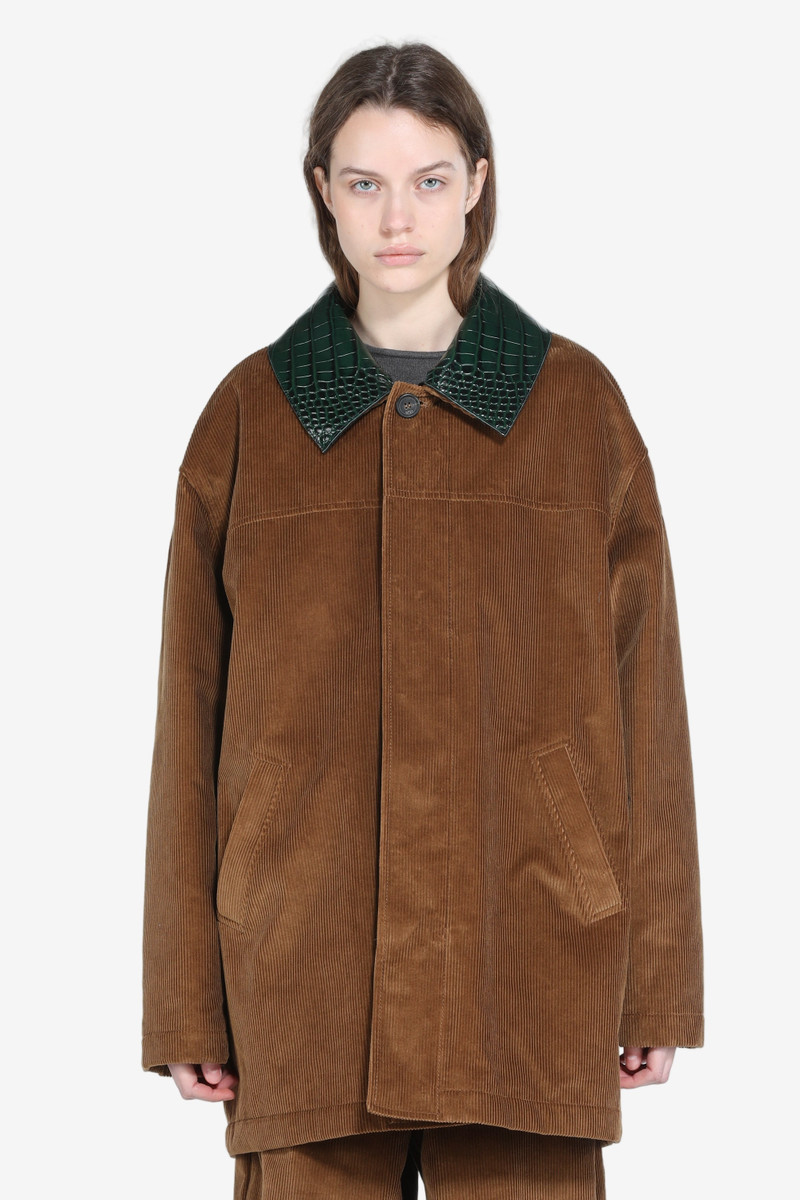 VELVET JACKET WITH CONTRASTING COLLAR 4