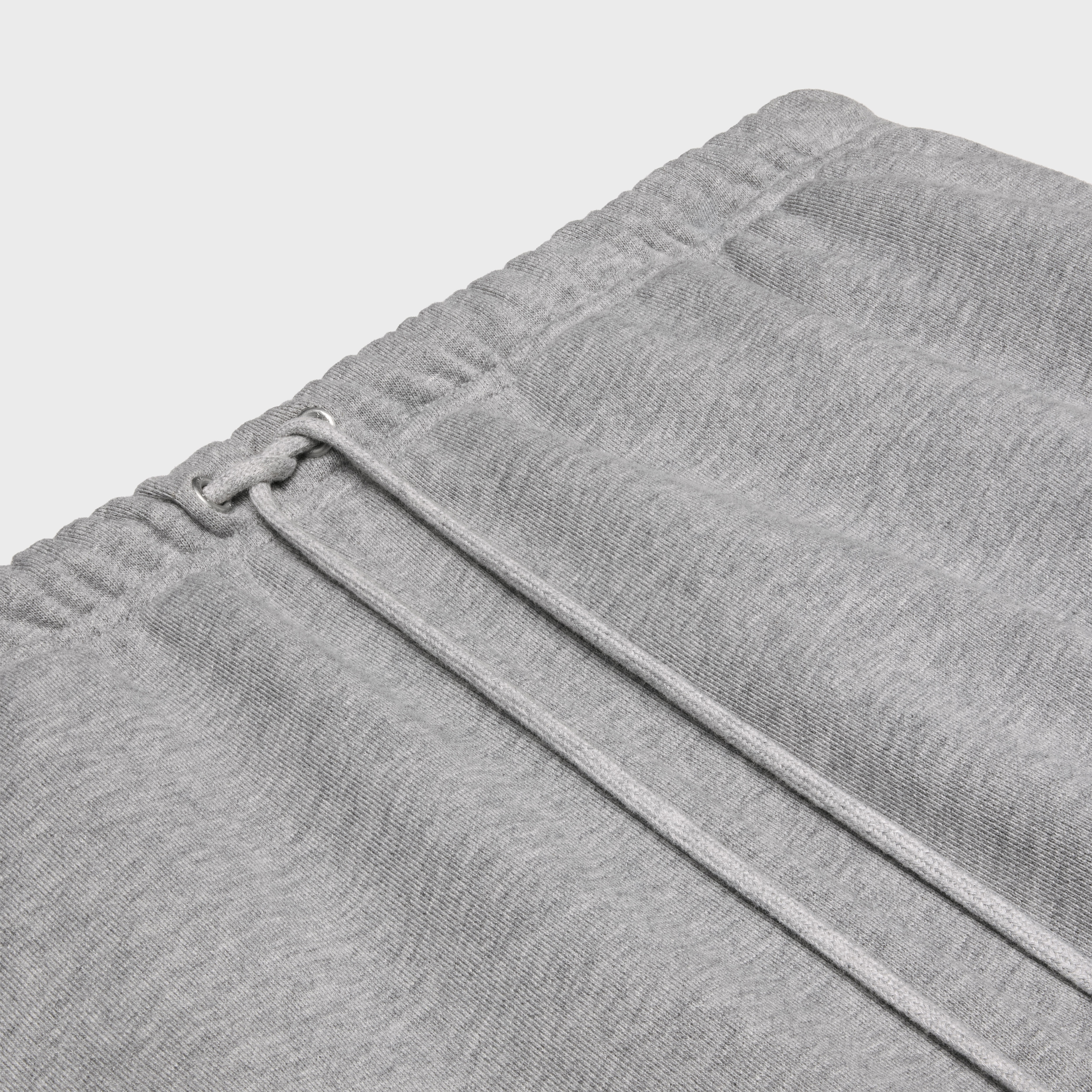 celine blason loose shorts in cotton fleece - 3