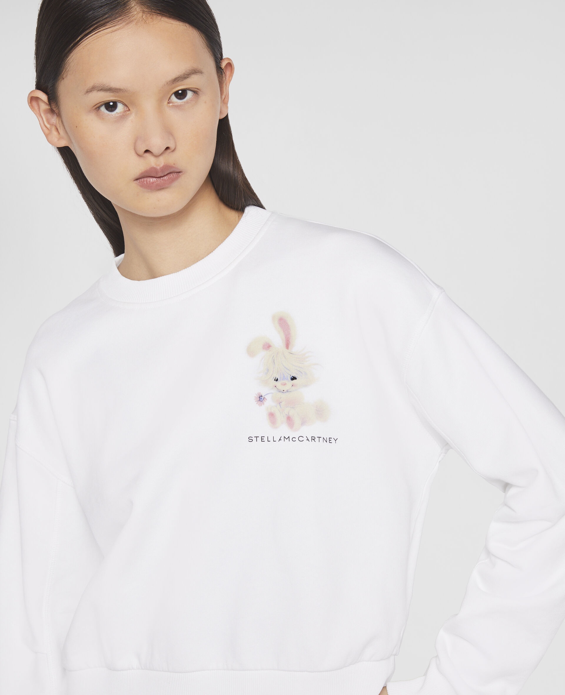 Lunar New Year Rabbit Motif Sweatshirt - 4
