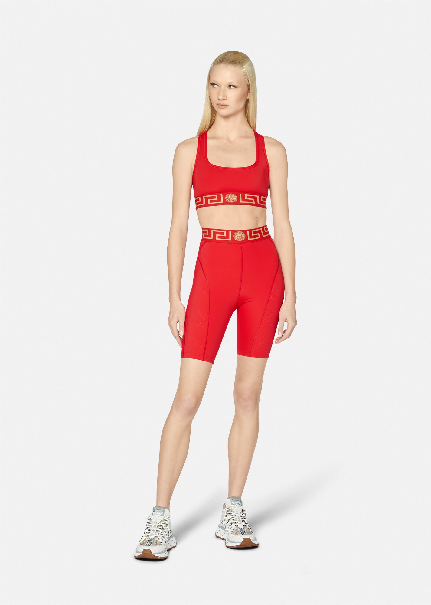 Greca Border Biker Shorts - 4