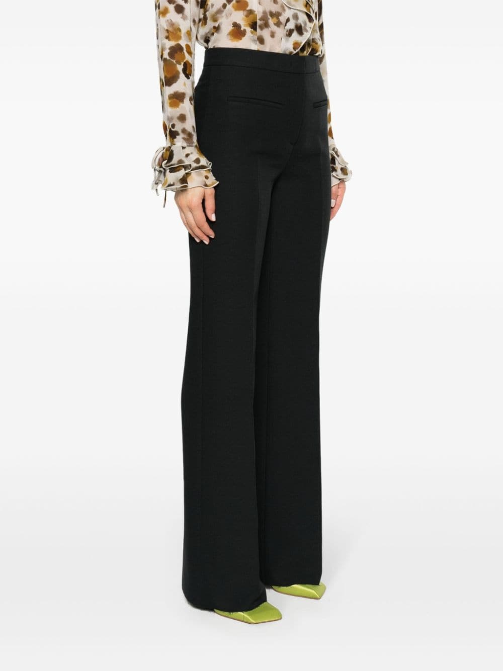 mid-rise tailored trousers - 3