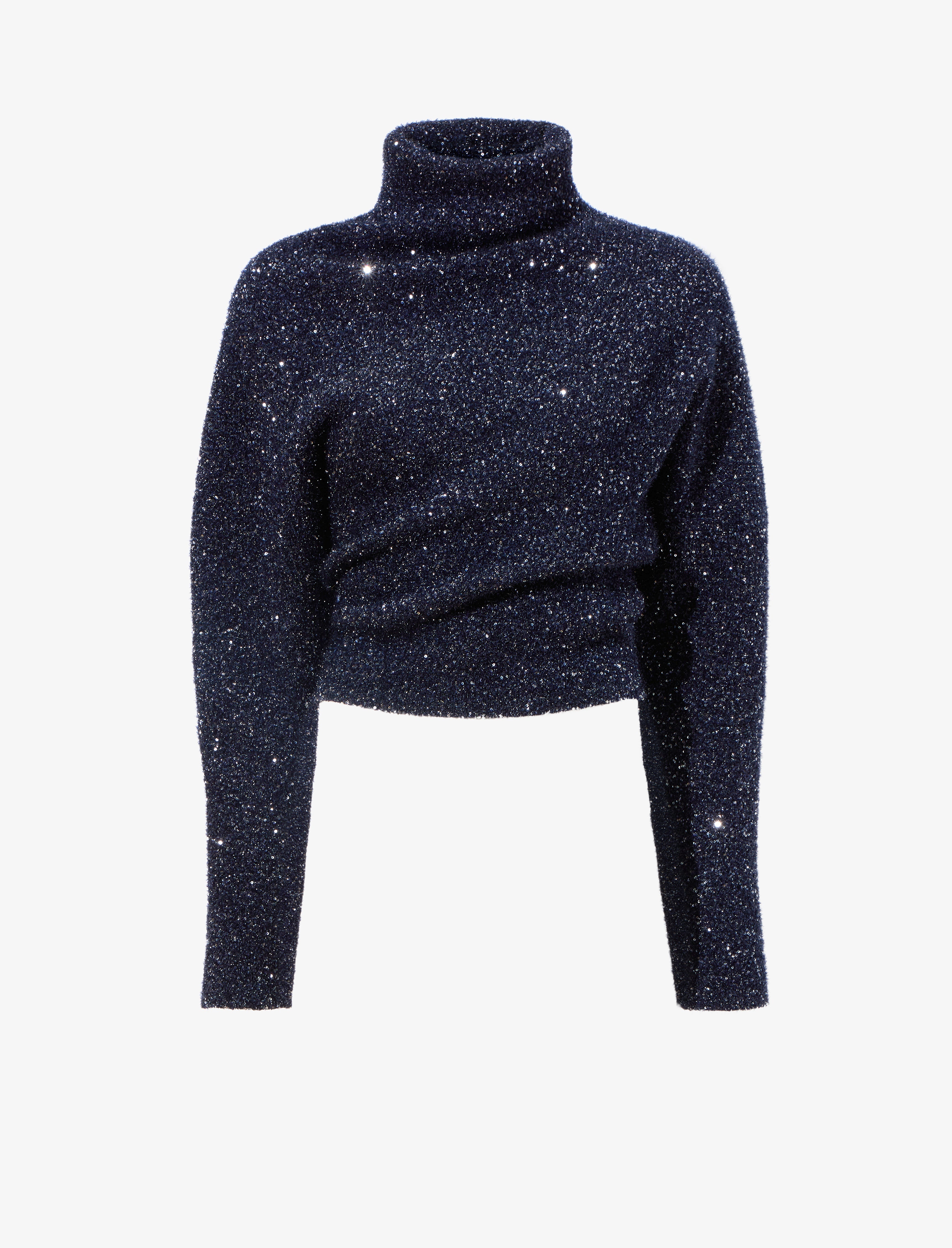 Technical Sequin Sweater - 1