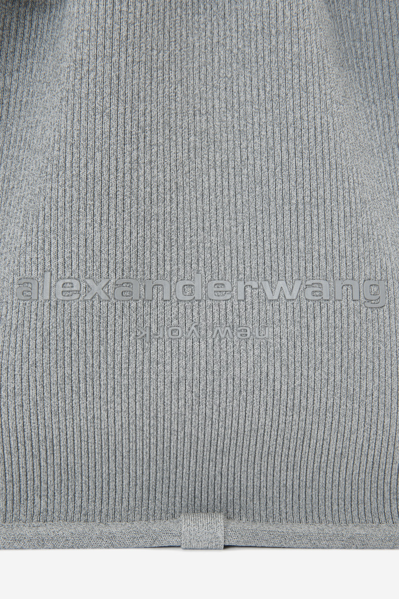 RYAN LARGE BAG IN REFLECTIVE RIB KNIT 4