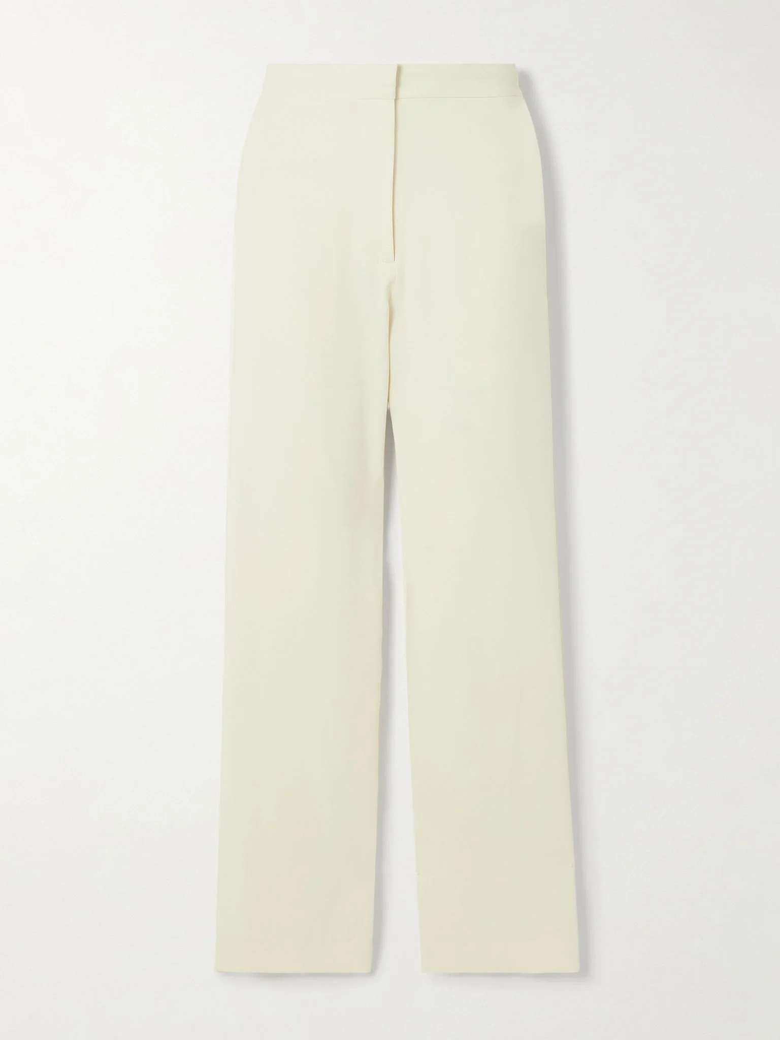 Crepe straight-leg pants White - 1