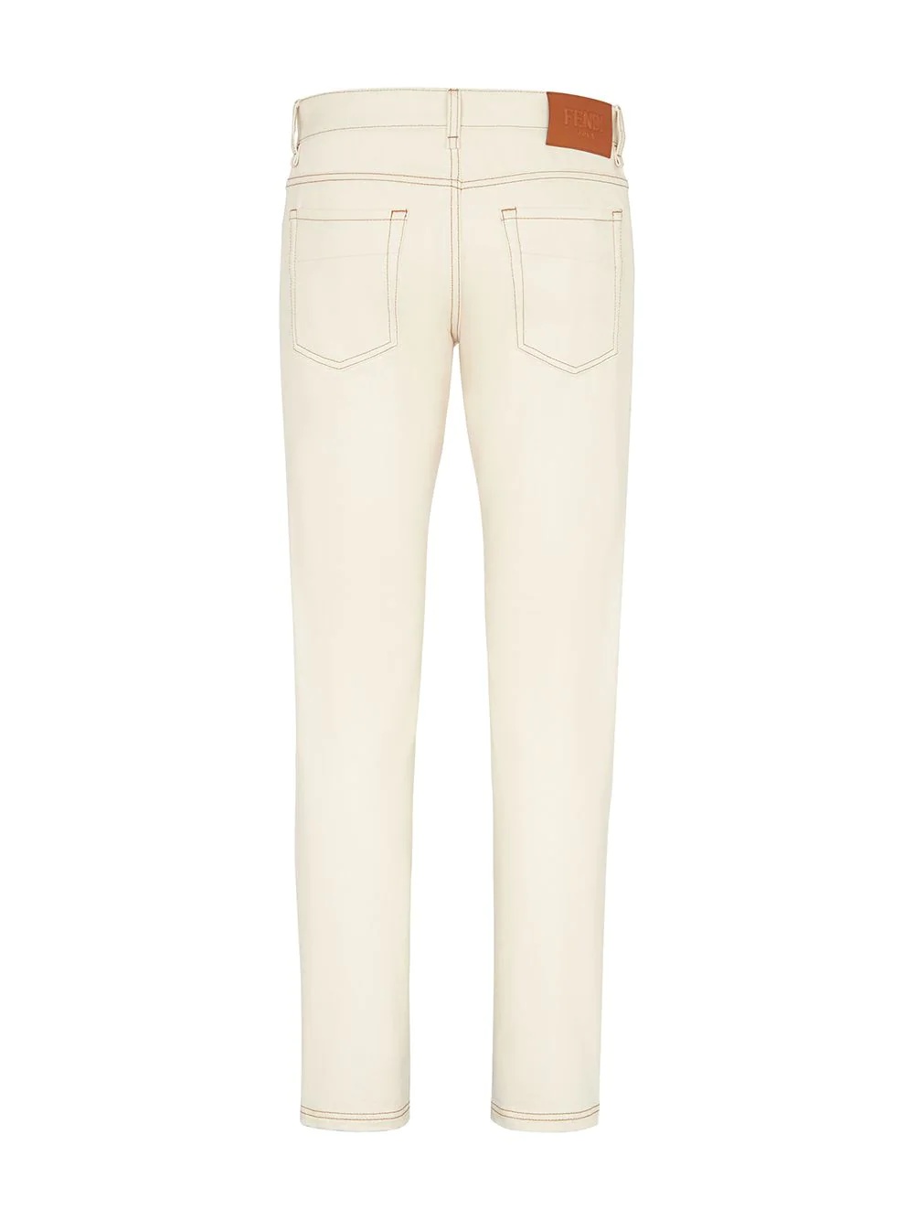 contrast-stitching slim-fit jeans - 2