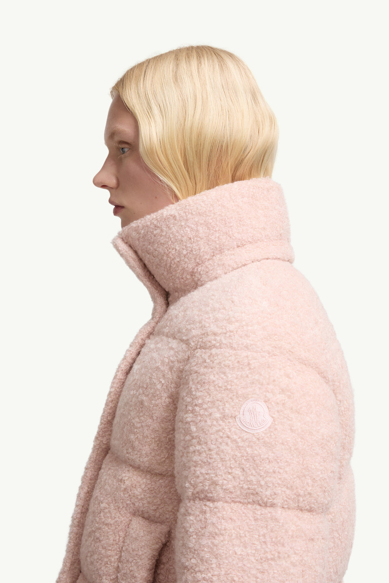 Virieu Bouclé Hooded Short Down Jacket 4