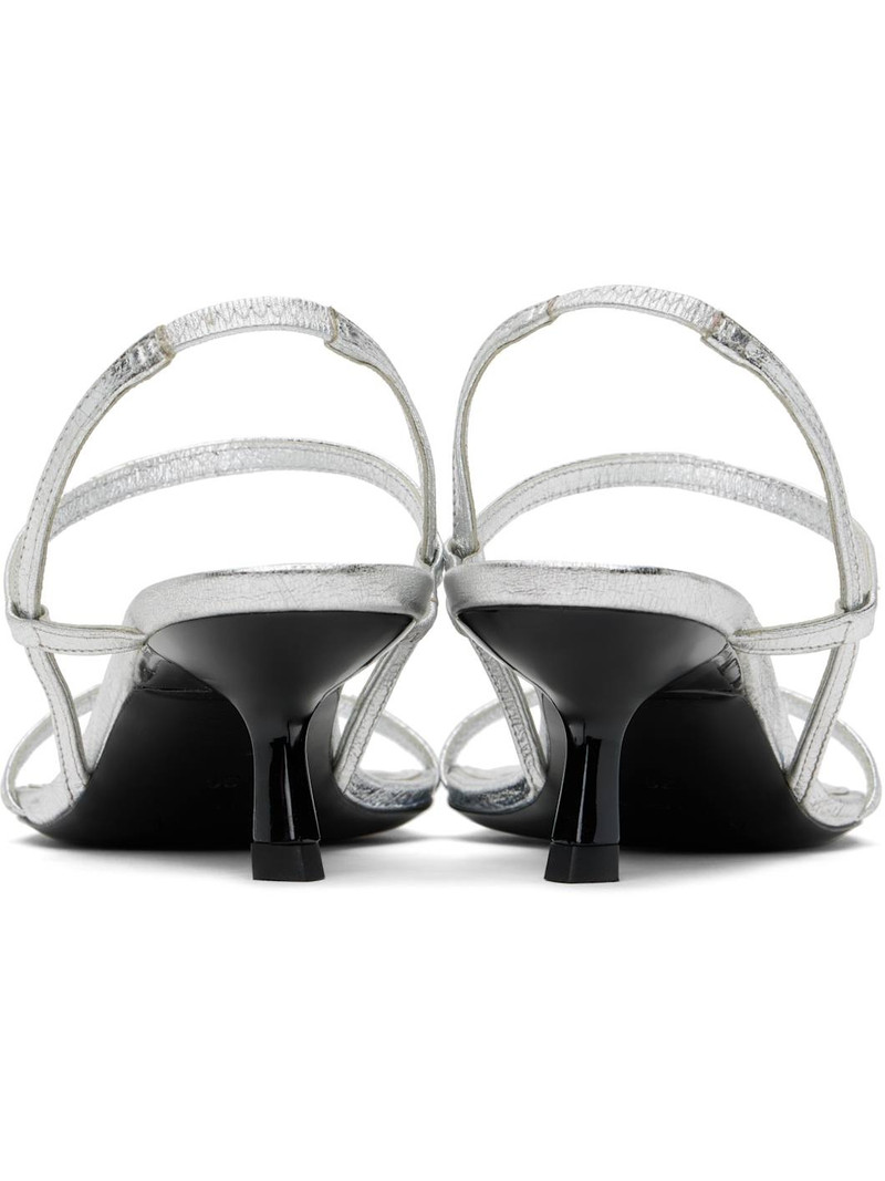 실버 Hilda Heeled 샌들 2