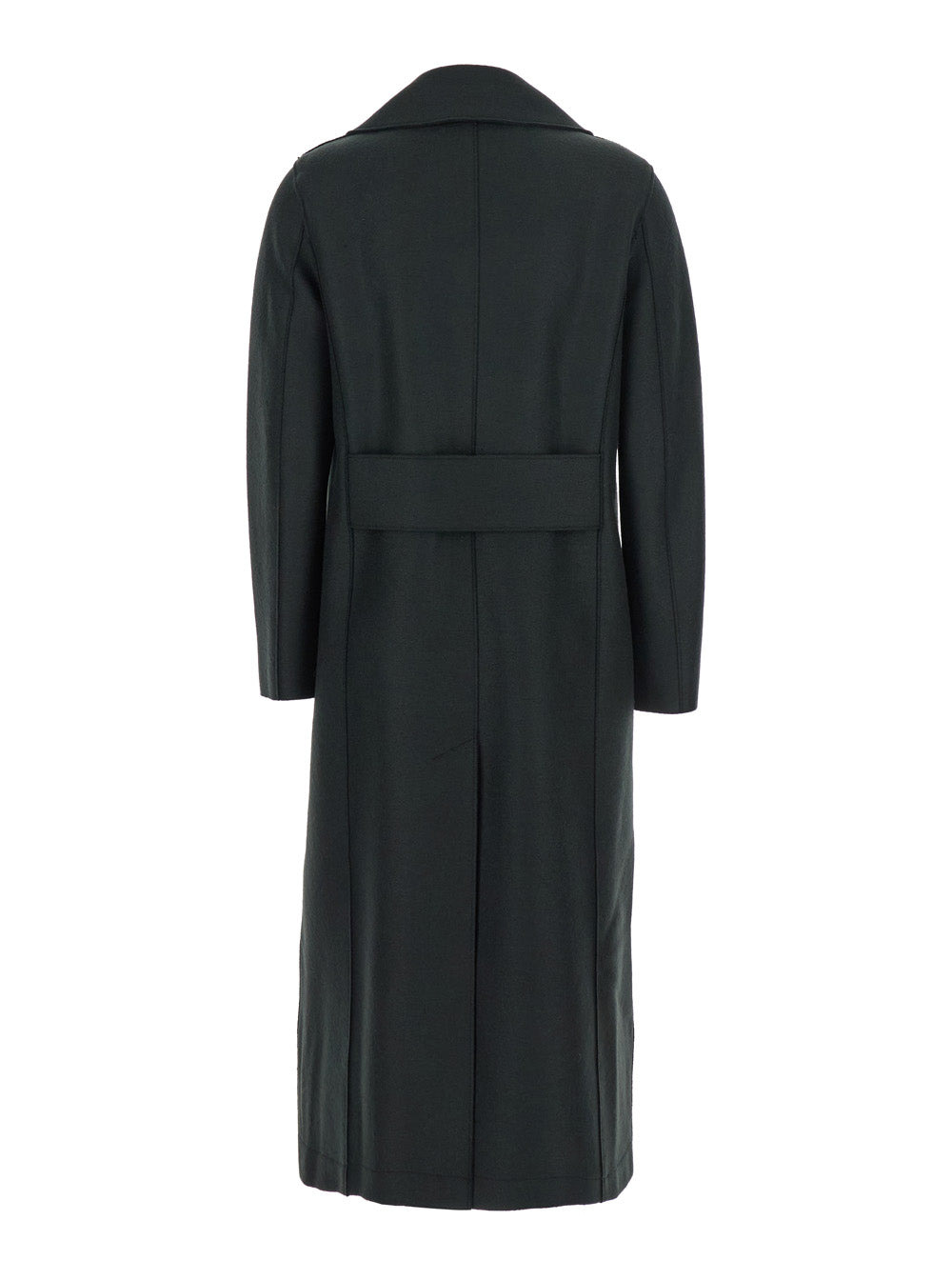 Harris Wharf London Women Double Breasted Golden Buttons Coat - 2