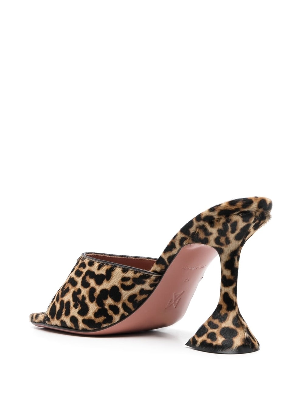 leopard-print open-toe sandals - 3