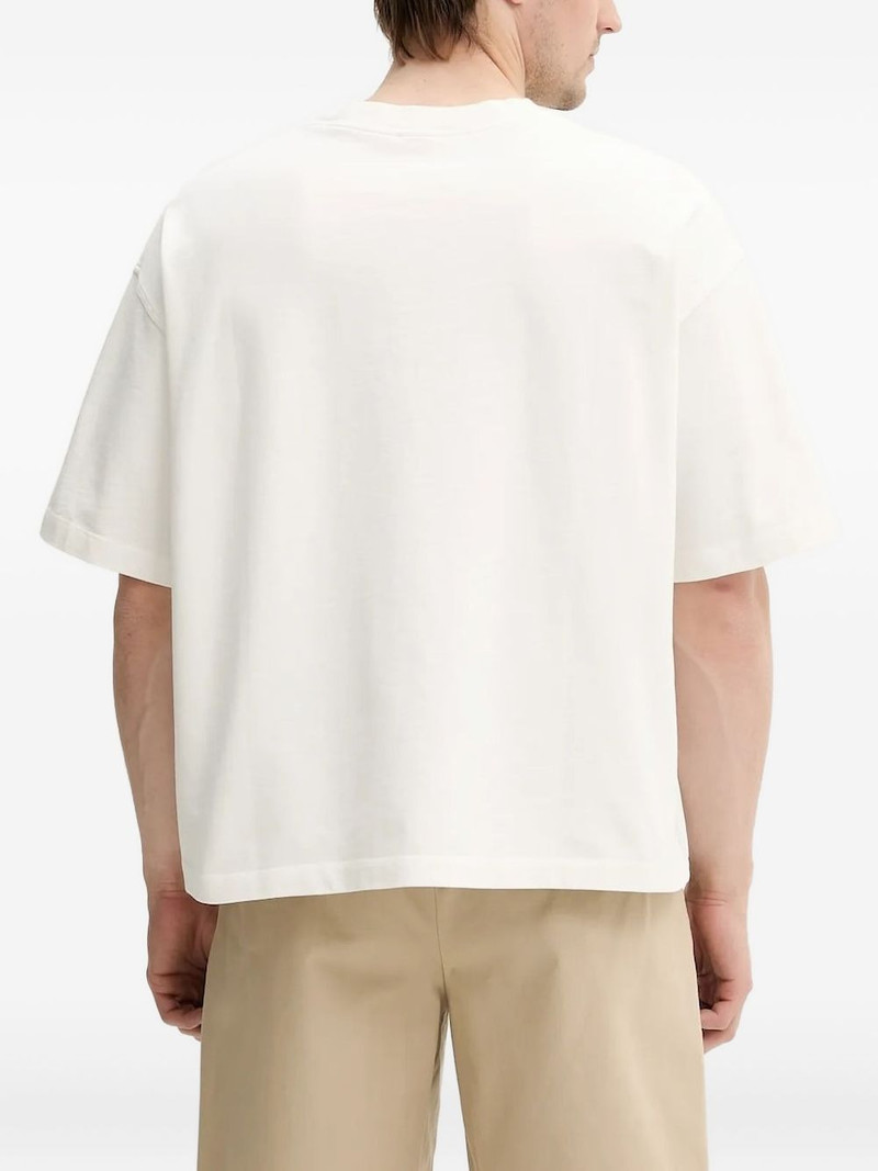 logo-embroidered t-shirt 3