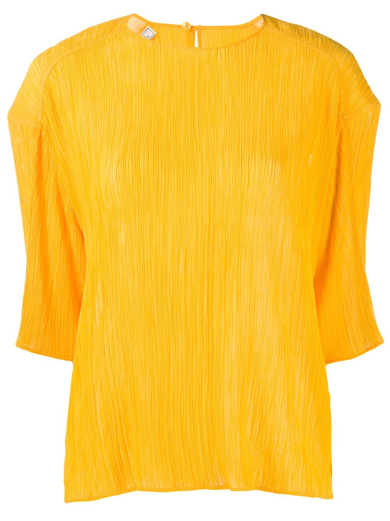 micro-pleated T-shirt 1