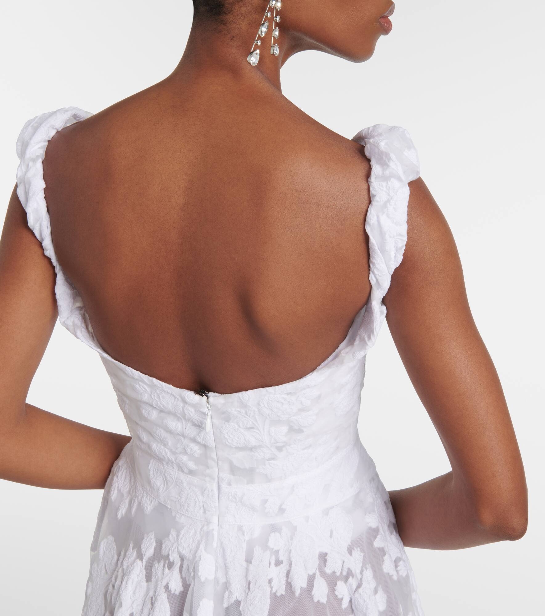 Draped midi dress - 6