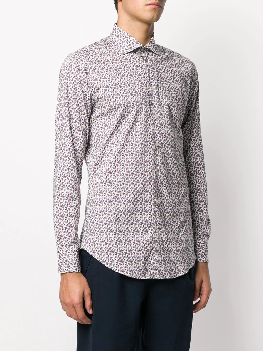 paisley print shirt  - 3