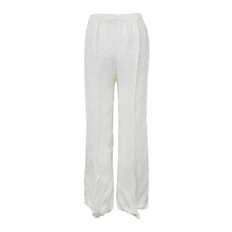 ISSEY MIYAKE Wrinkled Twisted Pleated Pants outlook