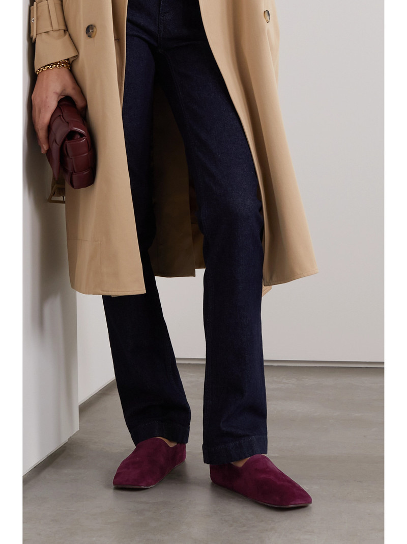 Loro Piana Gravina Suede Loafers outlook