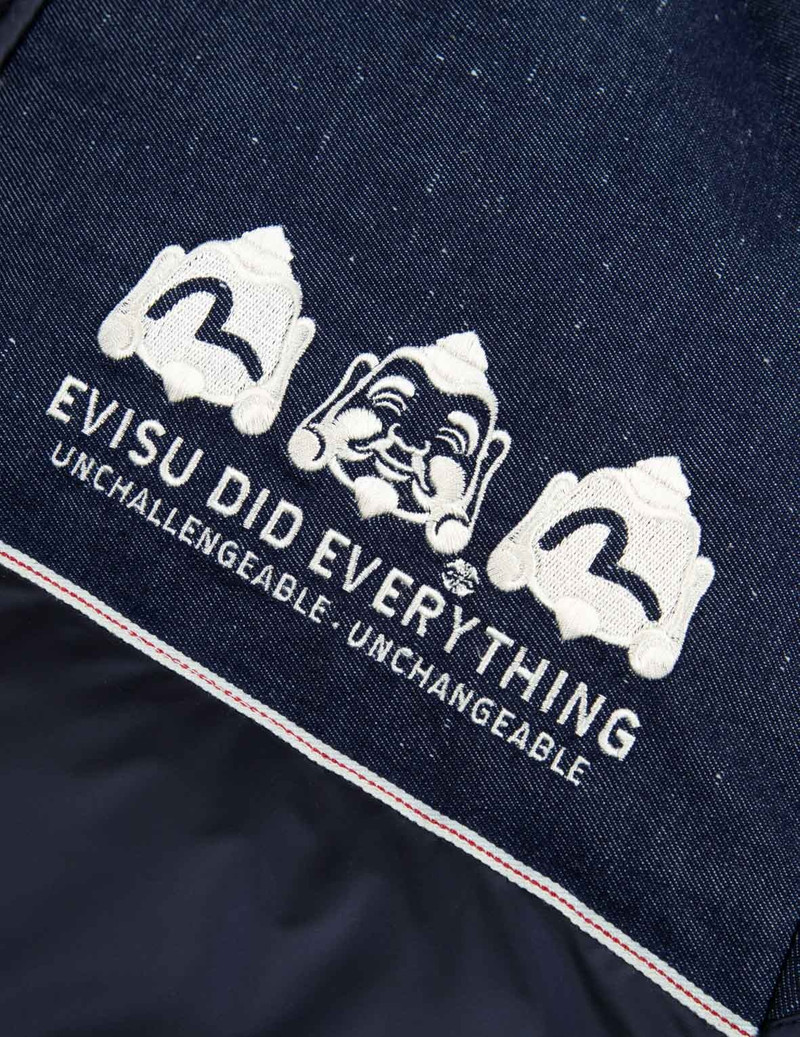 Daicock Print Fabric-mixed Down Jacket 11