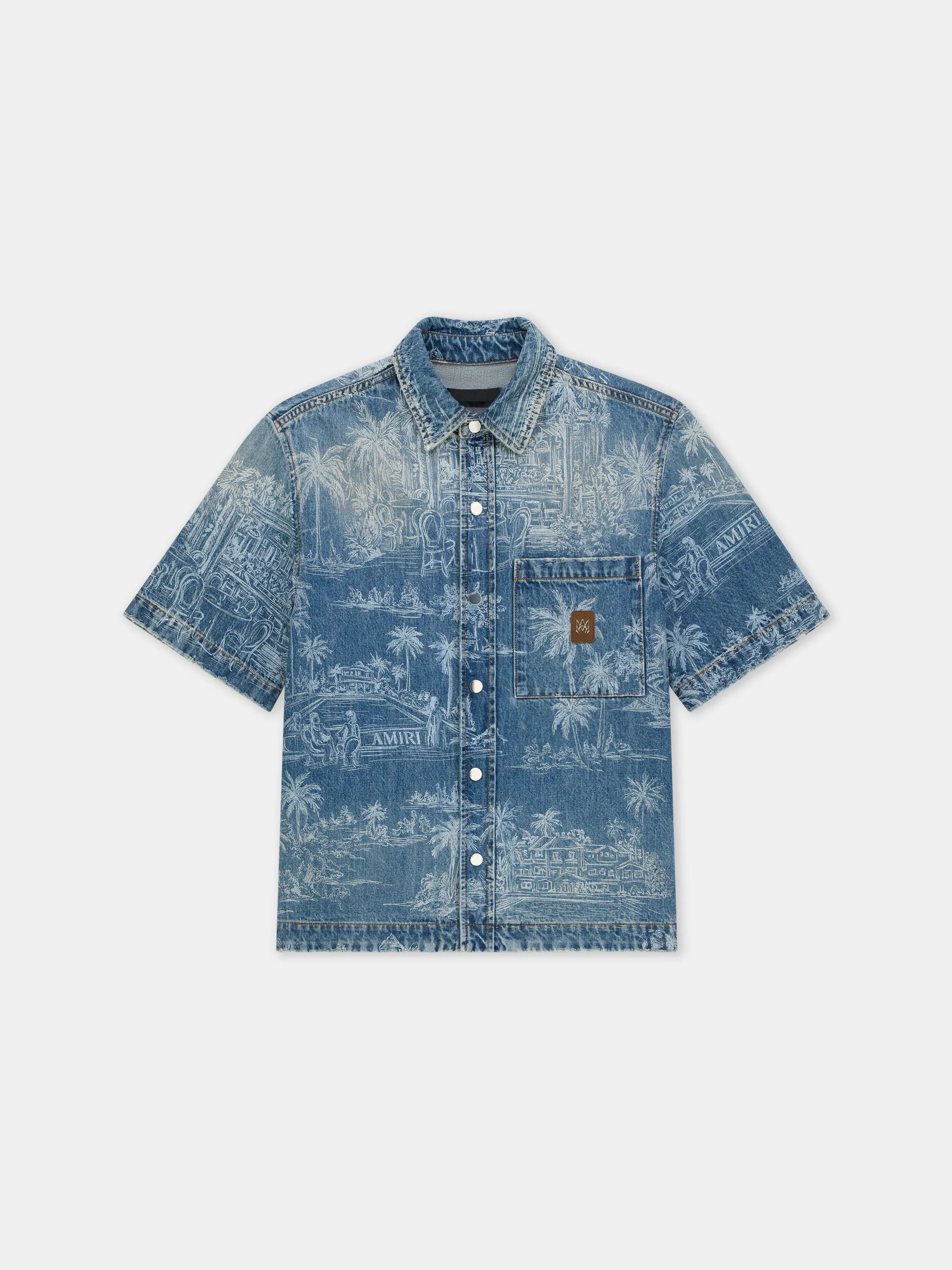 CHATEAU PALMS DENIM SHIRT - 1