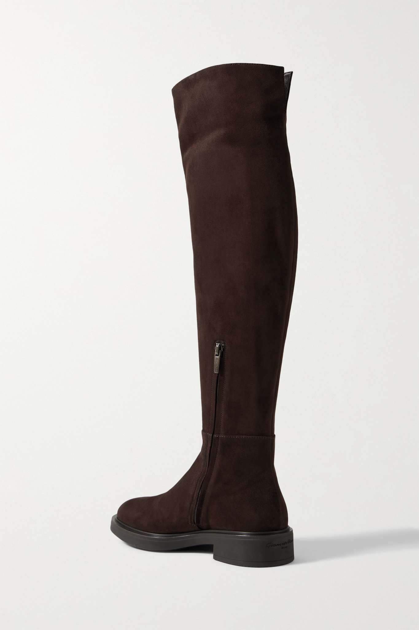 Suede over-the-knee boots - 3