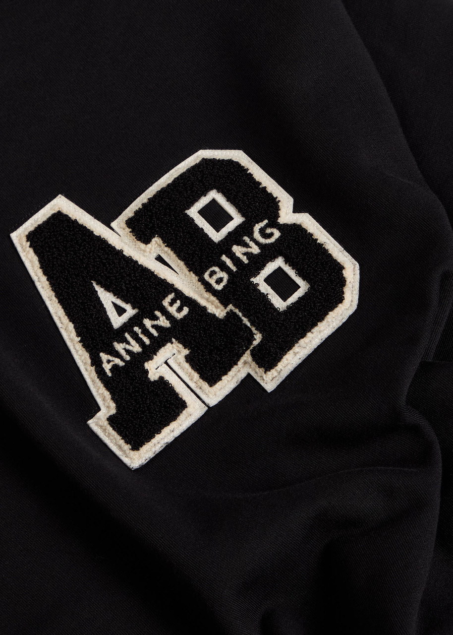 Anine Bing Miles Letterman Cotton Sweatshirt - 5