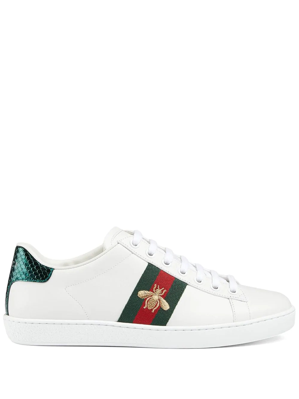 embroidered Ace sneakers - 1